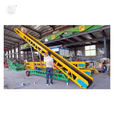 China Conveying Single Wing Conveyor Belt Conveyor Portable Grain Belt Conveyors for sale