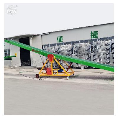 China High Efficiency Wholesale Industry Portable Multistage Telescopic Double Wing Belt Conveyor for sale