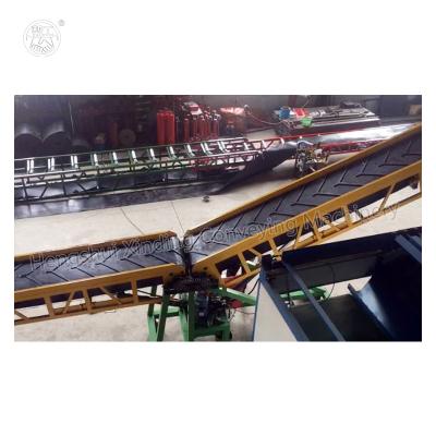 China Conveying Double Wing Conveyor Grain Belt Conveyors Portable Belt Conveyor for sale