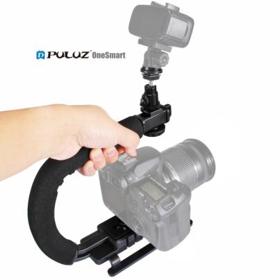 China Wholesale Dropship PULUZ U/C Camera Gimbal Stabilizer Shape Portable Handheld SLR Cameras Home DVDV DSLR Camera Stabilizer for sale