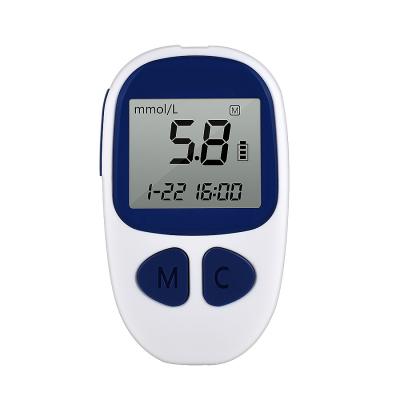 China CE Diabetics Test glucometro Monitor Certificate Blood Glucose Meters Monitor 50 strips+50 Lancets blood Sugar AH-506 for sale