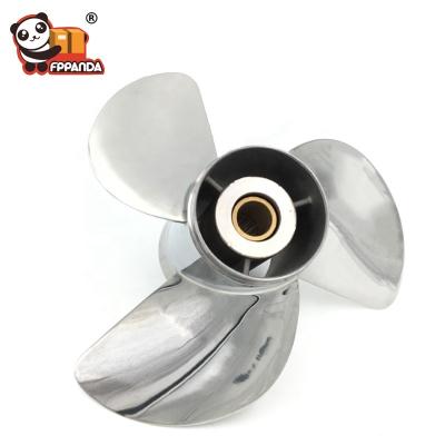 China Yacht Props New Wholesale Stainless Marine Outboard Motor Sea Thruster For Johnson, Evinrude, OMC 40-140 Hp for sale