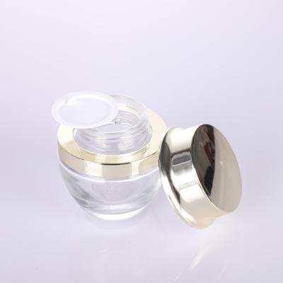 China Personal Care 20g 30g 50g 30ml 50ml 100ml Cosmetic Packaging Glass Bottle Jar Set Cream Bottle for sale