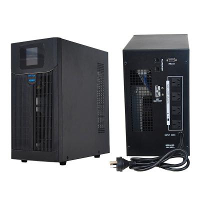 China COMPUTER 3KVA / 2.1KW Line-Interactive UPS Double CPU Control Pure Sine Wave for sale