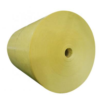 China Waterproof Yellow Silicon Coated Adhesive Paper Liner for sale