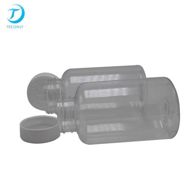 China 150cc Black PET Pill Packer Packing Bottle With 38-400 Neck Finish for sale