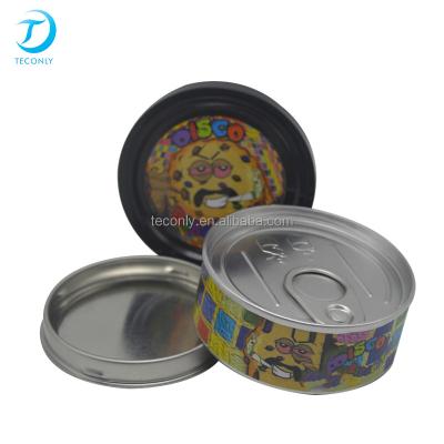 China Best Price 1oz 2oz 4oz 8oz Food 2 Piece 4oz Packaging Round Aluminum Tin Can Metal Tin Can Making Machine for sale