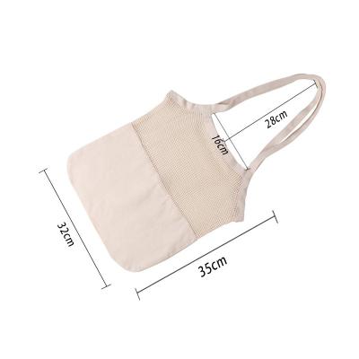 China Large Capacity Supermarket Recyclable Folding Oxford Cloth Tote Bag Women Supermarket Lightweight Portable Waterproof Grocery Bags for sale