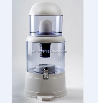 China 20L mineral pot water filter gravity filter with ceramic filter 7 stages for sale