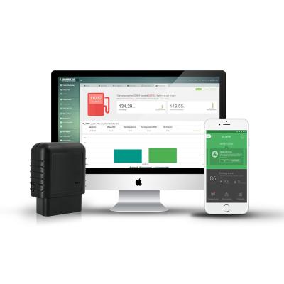 China fleet management cloud service with web and apps supports OBDII protocol for sale