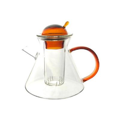 Κίνα Ανθεκτικό στη θερμότητα Teapot γυαλιού Borosilicate 500ml εστιατορίων προς πώληση