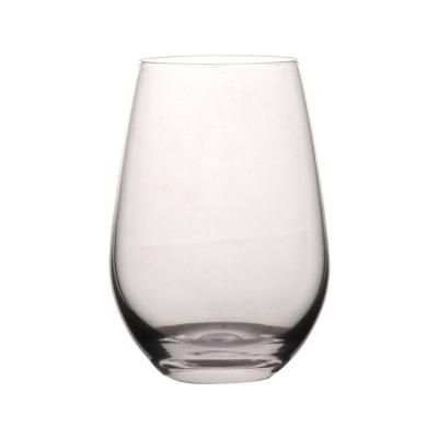 China FDA-Glazen van de Drank de Hand Geblazen 375ml Stemless Wijn Te koop