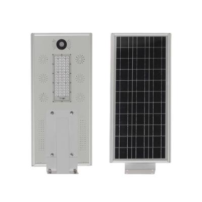 China 120LM/W All In One IP65 2400lm 3000lm Aluminum Outdoor Solar Panel Street Light for sale