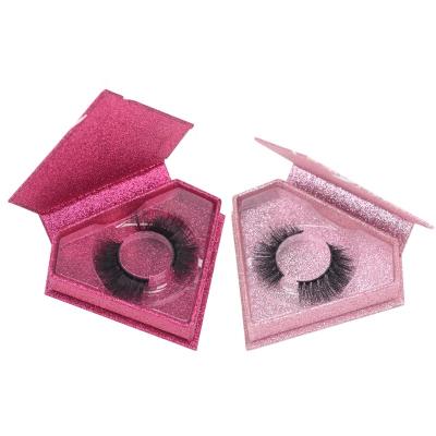 China Recyclable False Eyelash Packing Box Customized LOGO Gift Mask Gift Box Diamond Empty Eyelash Packing Box for sale