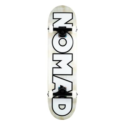 China Full Deck 8x31.75 Chrome Skateboard Adult Skateboard Nomad Dye Gold 7 Ply Maple Canadian Deck for sale