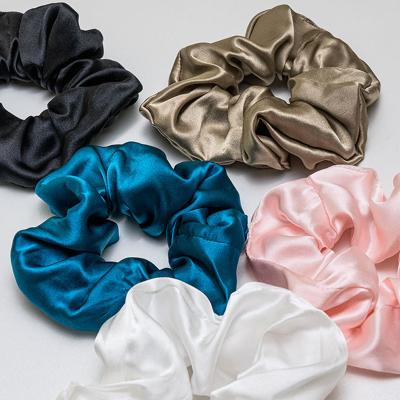 China For hair mulberry 22 pure silk real momme 100% silk scrunchies set box custom for sale