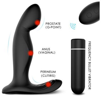 China Hot Selling 9 Modes Vibration Electric Anal Toys Prostate Massager Vibrator Plug For Women Men Couple for sale