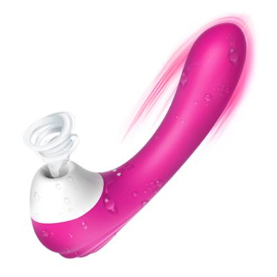 China 9 Modes Vibration 9 Modes Vibration Vaginal Massage G Spot Clitoris Cat Nipple Sucker Sucking Vibrator For Women Flirt for sale