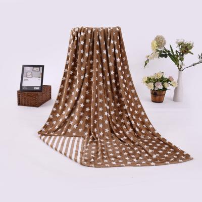 China Magnetic Best Selling Custom Rotary Printed Flannel Soft Fleece Blanket Large Size for sale