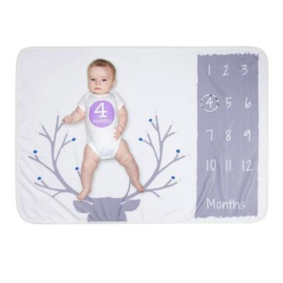 China Anti-Static Blanket Baby Milestone Blanket Baby Milestone Blanket Baby Monthly Foto for sale