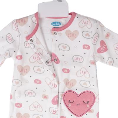 China Longsleeve Aoyatex 100% Cotton Baby Girl Romper Baby Clothes Newborn, 1 Piece Romper for sale