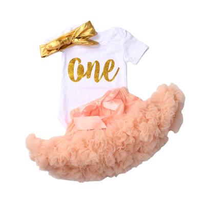 China Short Sleeve Aoyatex Babies Short Sleeve Newborn Summer Cotton Romper And Skirt And Sets Short Baby Rompers for sale