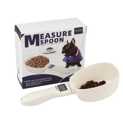 China Weight Measuring Removable Electronic Pet Food Scale Kitchen Digital Spoon Scale 800g/0.1g for sale