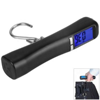 China Travel Hostweigh 50kg Portable Digital Hanging Luggage Scale Blue Show Weight Electronic Luggage Scale for sale