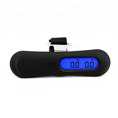 China Portable Dual Display Digital Luggage Weight Scale Black for sale