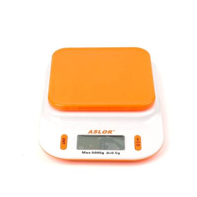 China 5KG/10KG Weight Function Household Baking Food Cafe Kitchen Scale Electronic Weight Electronic Digital Kitchen Scales for sale