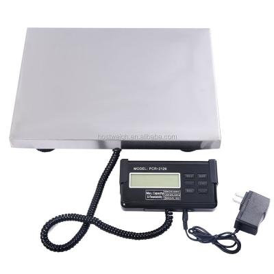 China Digital Shipping Postal Scale (660b.) with extendable cord and bright blue backlight display 100kg /300kg for sale