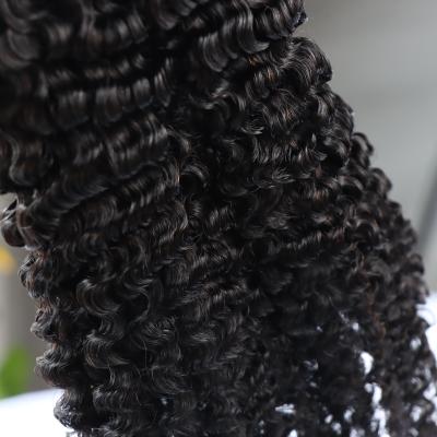 China Wholesale 100 Jerry Curl Virgin Cuticle Aligned Hair Extensions Brazilian Raw Mink Soft Black Body Shiny Loosely Aligned Hair Extensions for sale