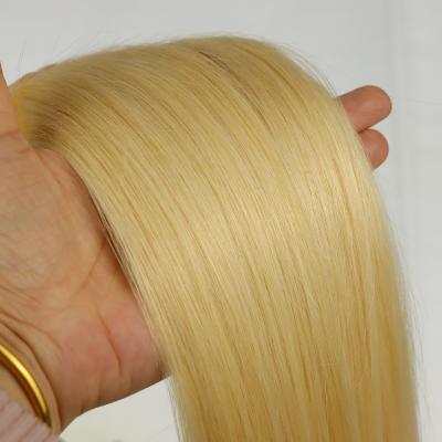 China Free Sample 613 Silky Straight Straight Wave Hair Extensions Seller Cuticle Blonde Unprocessed Blonde Cuticle Aligned In Stock for sale