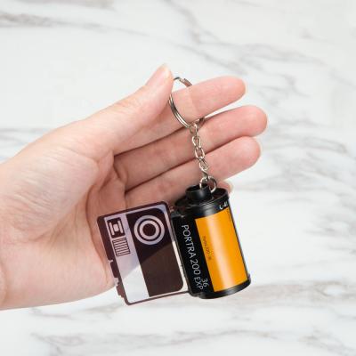 China Metal Mother's Day Mini Photo Roll Film Keychain Mother's Day Gifts Customize Custom Metal Key Chain Key Chain for sale