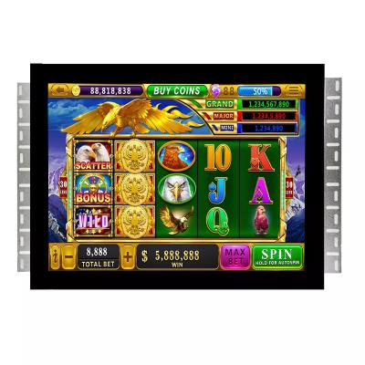 China 15 Inch Slot Game Machine Touch Monitor Luxury Panel POG Metal Life WMS 550 for sale