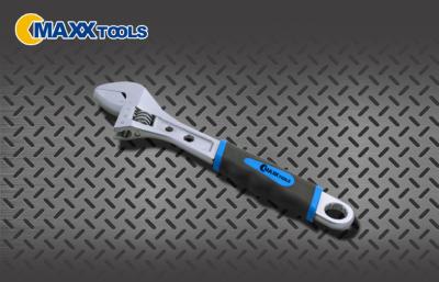 China Professional Drop Forged Tools Two Hexagon Hole Crescent 10 Adjustable Wrench for sale