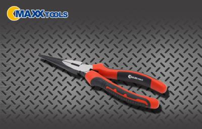 China Anticorrosive Long Nose Wire Cutting Pliers With Double Tone PVC Handle for sale