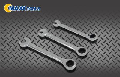 China Two way Gear Ratchet Combination Wrench Set With 40cr Steel Mirror Finishing for sale