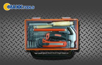 China 20 Pcs Woodworking Tool Chest Set Carpenter Tool Kit With Carbon Steel Material for sale