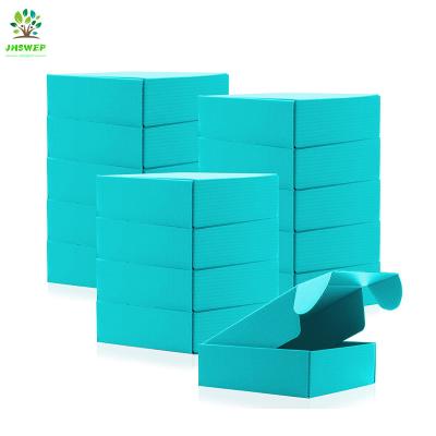 China Hot Sales Recyclable 5.9*5.9*2 Blue Inches Shipping Carton Cardboard Packaging Boxes Gift Box For Shipping for sale