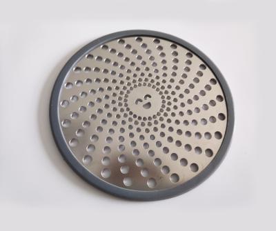 China Viable Protector Strainer Stall Catcher Trap Drain Hair Shower Flat Cover Stopper For Bathrooms for sale