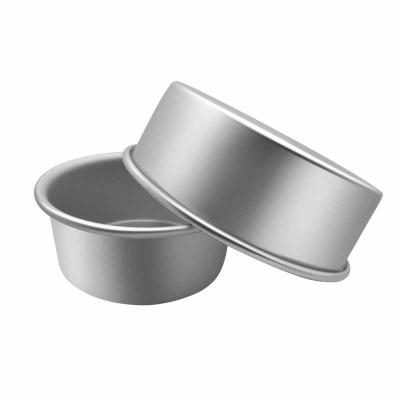 China 4/5/6/7/8/9/10/11/12 Inch Workable Solid/Removable Bottom Aluminum Round Cake Baking Pan Cake Mold for sale