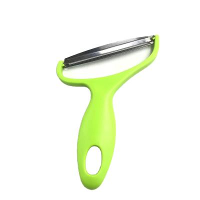 China Hot Sustainable Amazon Sell Stainless Steel Wide Mouth Vegetable Salad Peeler Fruit Peeler for sale