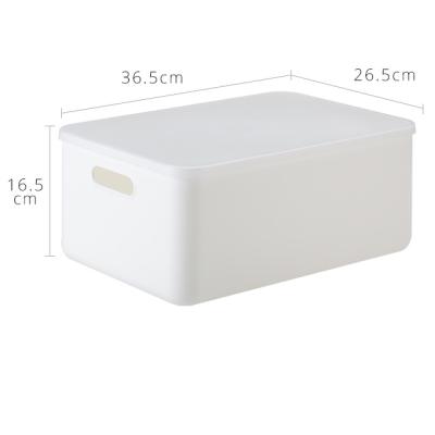 China Wholesale bulk sustainable pp plastic storage box used for daily home storage stackable storage box for sale