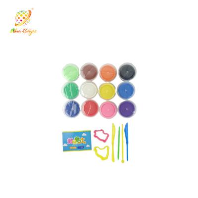 China Soft And Easy To Form Super Light Air Clay Plasticine Molding Clay Factory Wholesale 12 Colors Soft Soft for sale