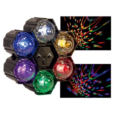 China 6 LED Plastic Light ASTRO Working DJ KTV Bars Party Decoration Lighting Effect for sale