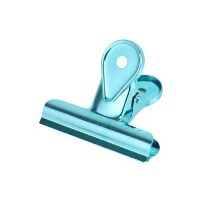 China Wholesale Metal Spring Paper Iron Clip Steel Black Round Head Bulldog Clip 27/37mm for sale