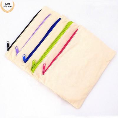 China Recyclableeasy to carry custom made tote bag cotton drawstring cotton fabric wholesale drawstring bag with zipper for sale