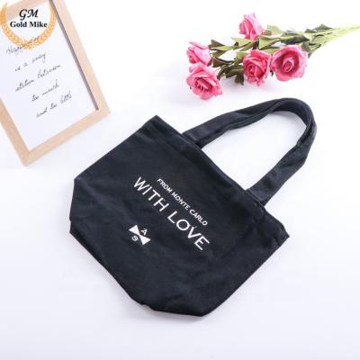 China Recyclableeasy to carry handle canvas bag custom printing 100% promotional cotton canvas tote bag wholesaleH for sale