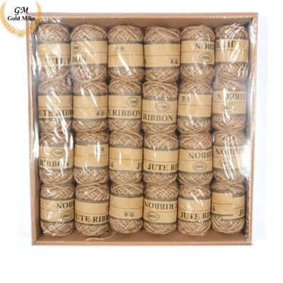 China Decorate Natural Color Jute Rope For Decorate 6mm Cord De Jute for sale